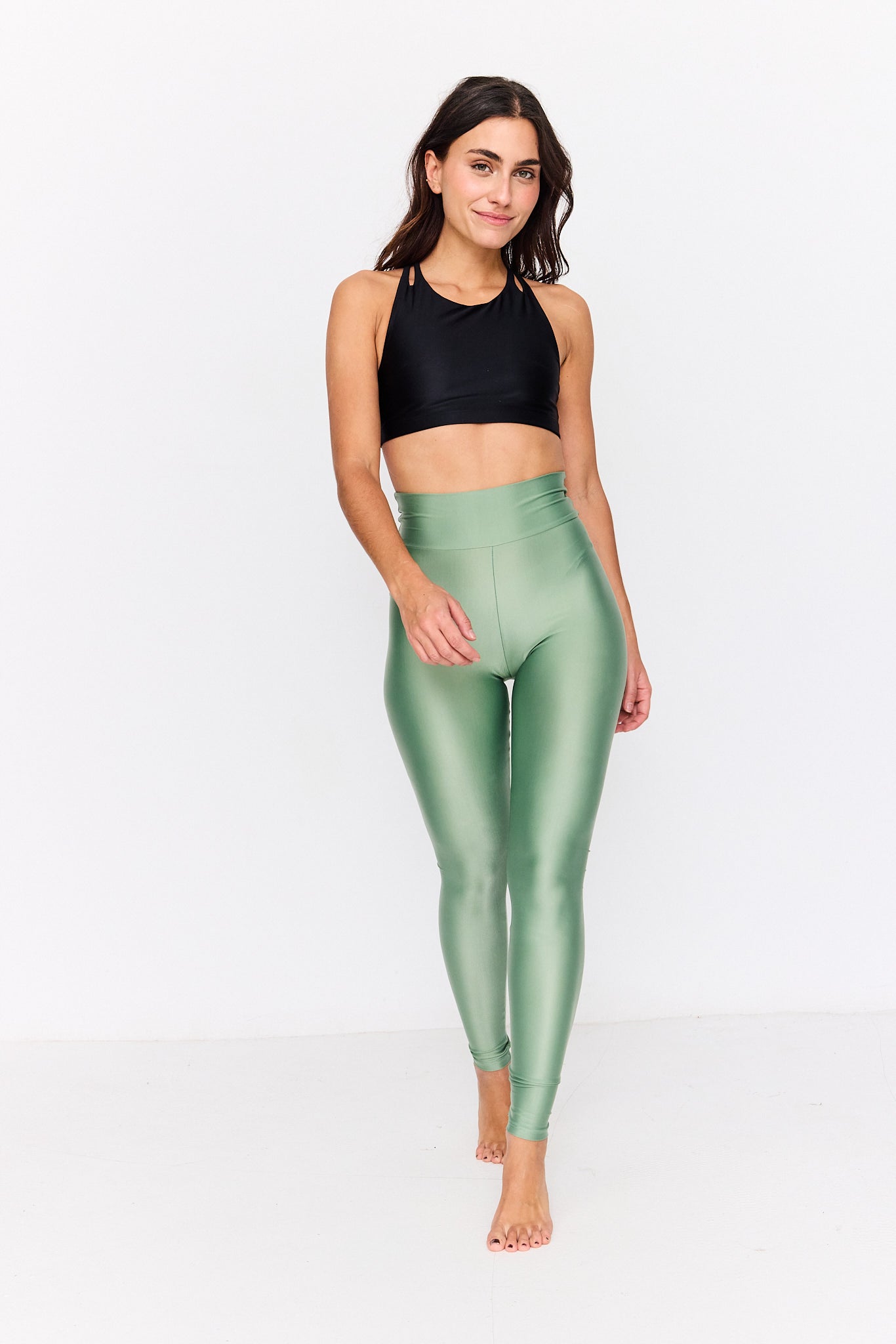 legging de yoga verde