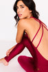 Mono FREYA Wildcherry – mono de yoga rojo cereza, de frente