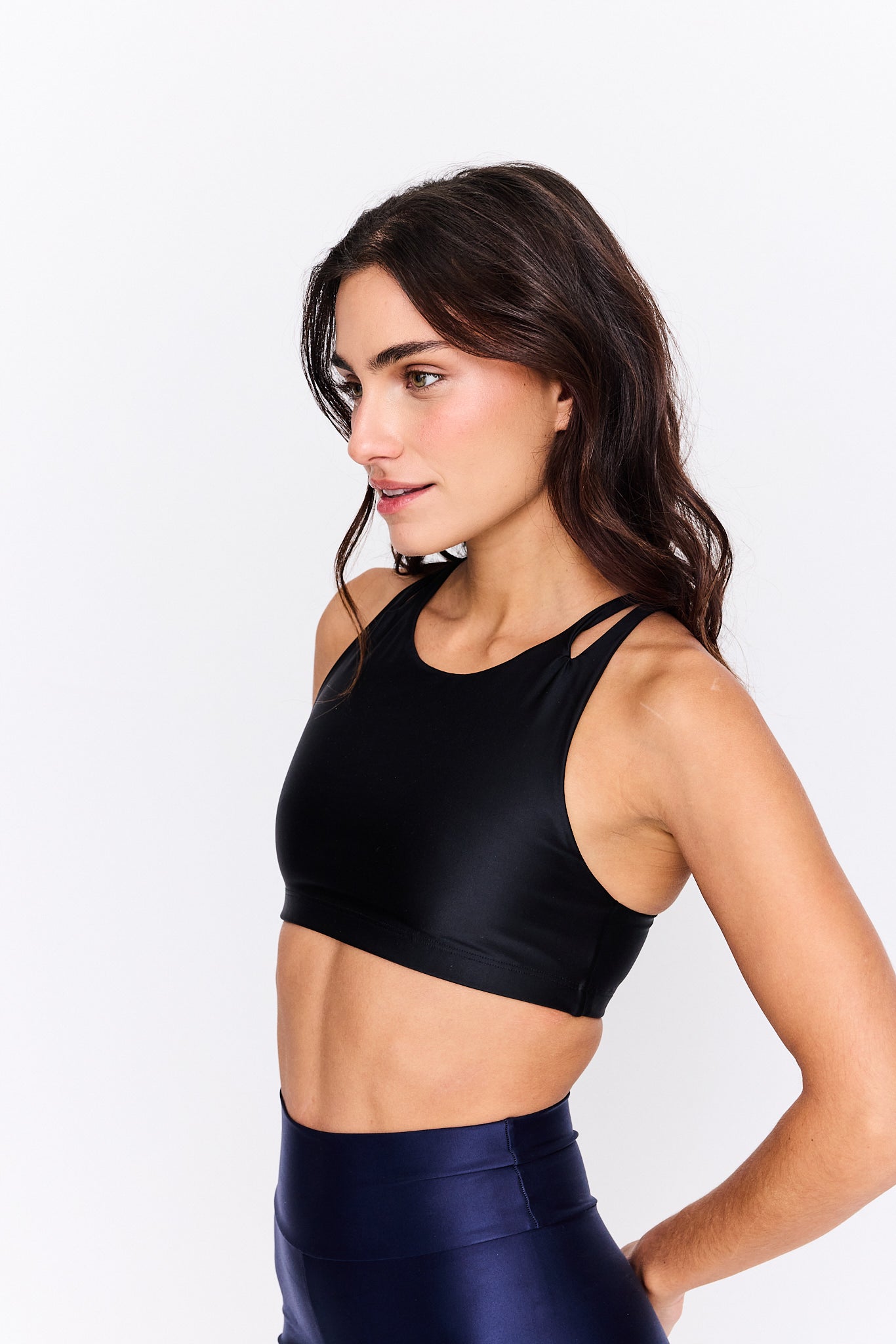 top de yoga negro